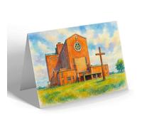 NOTELET - The Cathedral, Guildford - Vintage Art Style