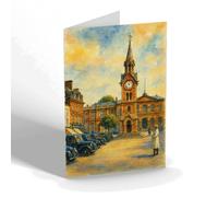 NOTELET - The Clock Tower, Aylesbury - Vintage Art Style
