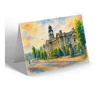 NOTELET - The Council House, Smethwick - Vintage Art Style