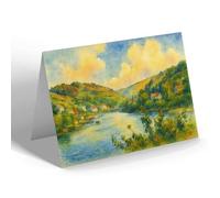 NOTELET - The Creek, Noss Mayo - Vintage Art Style