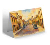 NOTELET - The Cross, George Street, Stranraer (a) - Vintage Art Style