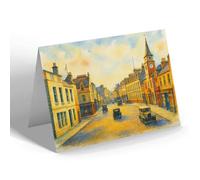 NOTELET - The Cross, George Street, Stranraer (b) - Vintage Art Style
