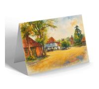 NOTELET - The Crown Inn, Chiddingfold (b) - Vintage Art Style