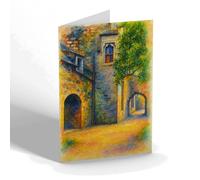NOTELET - The Douglas Window, Stirling Castle - Vintage Art Style
