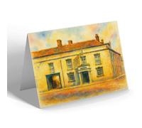 NOTELET - The Dun Cow Hotel, Dunchurch (a) - Vintage Art Style