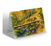 NOTELET - The First Bridge, Penmaenmawr - Vintage Art Style