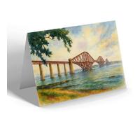 NOTELET - The Forth Bridge (a) - Vintage Art Style