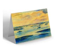 NOTELET - The German Fleet in Scapa Flow - Vintage Art Style