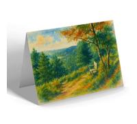 NOTELET - The Golden Valley, Hindhead - Vintage Art Style