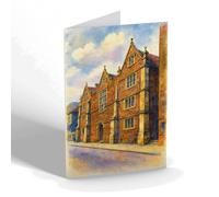NOTELET - The Grammar School, Guildford - Vintage Art Style