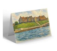 NOTELET - The Grand Hotel from the Sea, Lowestoft (a) - Vintage Art Style