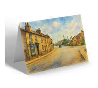 NOTELET - The Great North Road, Bramham - Vintage Art Style