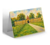 NOTELET - The Guest House, Castle Howard - Vintage Art Style