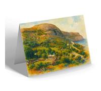 NOTELET - The Happy Valley, Llandudno (b) - Vintage Art Style