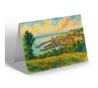 NOTELET - The Harbour, Padstow (c) - Vintage Art Style