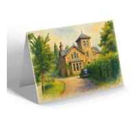 NOTELET - The Holly Lodge Hotel, Strathpeffer - Vintage Art Style