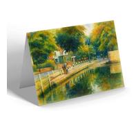 NOTELET - The Horse Pond, Ewell - Vintage Art Style