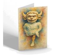 NOTELET - The Imp, Lincoln Cathedral - Vintage Art Style