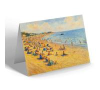 NOTELET - The Inner Beach Looking East, Exmouth - Vintage Art Style
