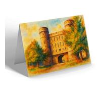 NOTELET - The Keep, Dorchester Barracks - Vintage Art Style