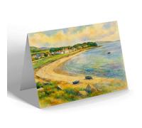 NOTELET - The King's Arms Hotel & the Bay, Kyleakin - Vintage Art Style