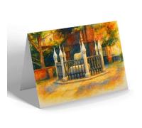 NOTELET - The King's Stone, Kingston-on-Thames - Vintage Art Style