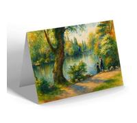NOTELET - The Lake, Ropner Park, Stockton-On-Tees (a) - Vintage Art Style