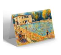 NOTELET - The Lido, Droitwich (a) - Vintage Art Style