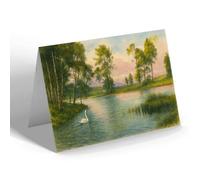 NOTELET - The Loch, Aviemore - Vintage Art Style