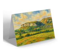 NOTELET - The Maiden's Leap, Llanddulas (a) - Vintage Art Style