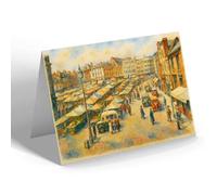 NOTELET - The Market Square, Northampton - Vintage Art Style