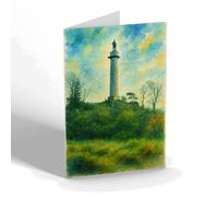 NOTELET - The Marquis of Anglesey Column, Llanfairpg - Vintage Art Style