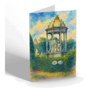 NOTELET - The Martyrs' Monument, Stirling - Vintage Art Style