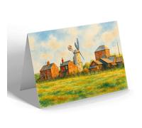 NOTELET - The Mill & Cottages, Huttoft - Vintage Art Style