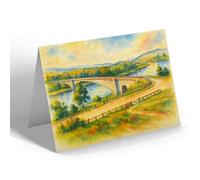 NOTELET - The New Bridge, Grantown-on-Spey - Vintage Art Style