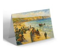 NOTELET - The North Beach, Filey - Vintage Art Style