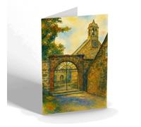 NOTELET - The Old Church Gate, Turriff - Vintage Art Style