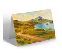 NOTELET - The Old Man of Storr, Portree, Isle of Skye - Vintage Art Style