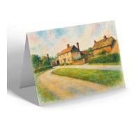 NOTELET - The Old Swan House & Batts Farm, Wilton - Vintage Art Style