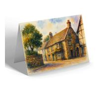 NOTELET - The Olde House Private Hotel, Yarmouth - Vintage Art Style