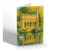 NOTELET - The Original Chantry Front, Wakefield - Vintage Art Style