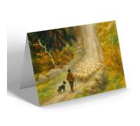 NOTELET - The Pass of Llamberis, North Wales - Vintage Art Style