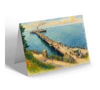 NOTELET - The Pier, Llandudno (b) - Vintage Art Style