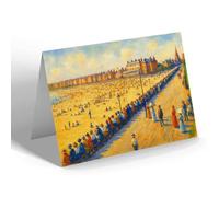 NOTELET - The Pier & Sands, Lowestoft (a) - Vintage Art Style