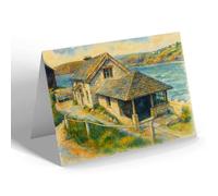 NOTELET - The Pilchard Inn Burgh Island Bigbury-on-Sea - Vintage Art Style