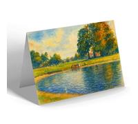 NOTELET - The Pond, Harpenden - Vintage Art Style