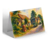 NOTELET - The Post Office & Stores, Sutton - Vintage Art Style