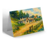 NOTELET - The Pot Luck, Aviemore - Vintage Art Style