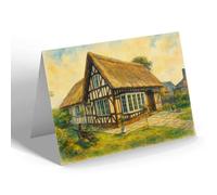 NOTELET - The Pottery Shop & Tudor Cafe, Rainham - Vintage Art Style