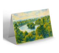 NOTELET - The River from the Terrace Gardens, Richmond - Vintage Art Style